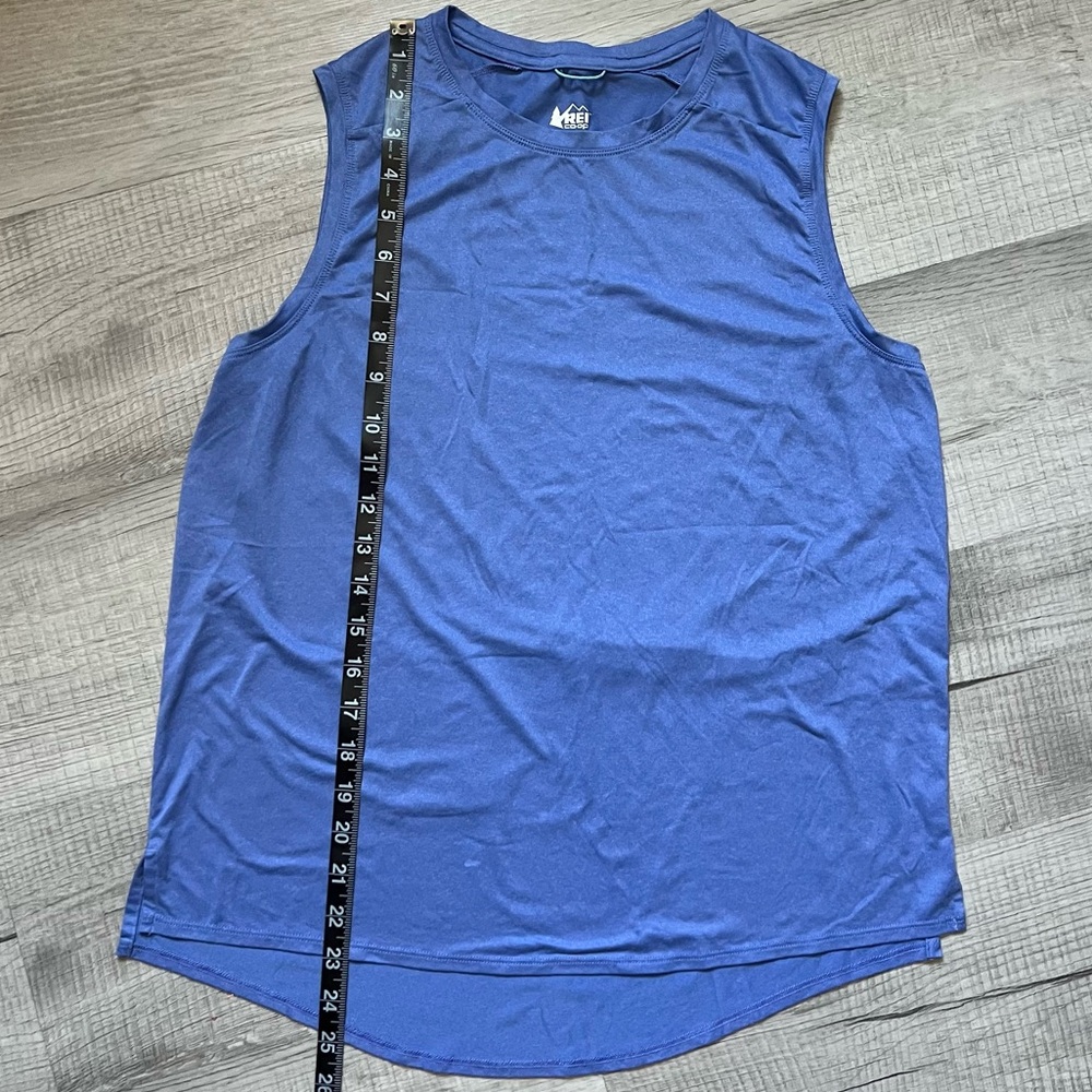 REI Co-op Sahara Tank Top Astral Purple Heather Activewear Top Size Medium - Picture 8 of 9